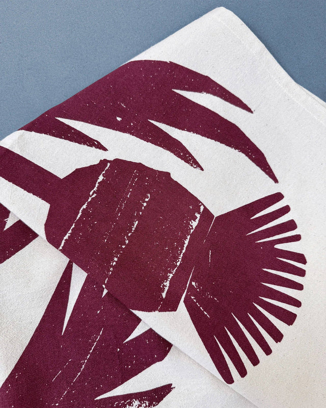 Tea Towel Wild Thistles
