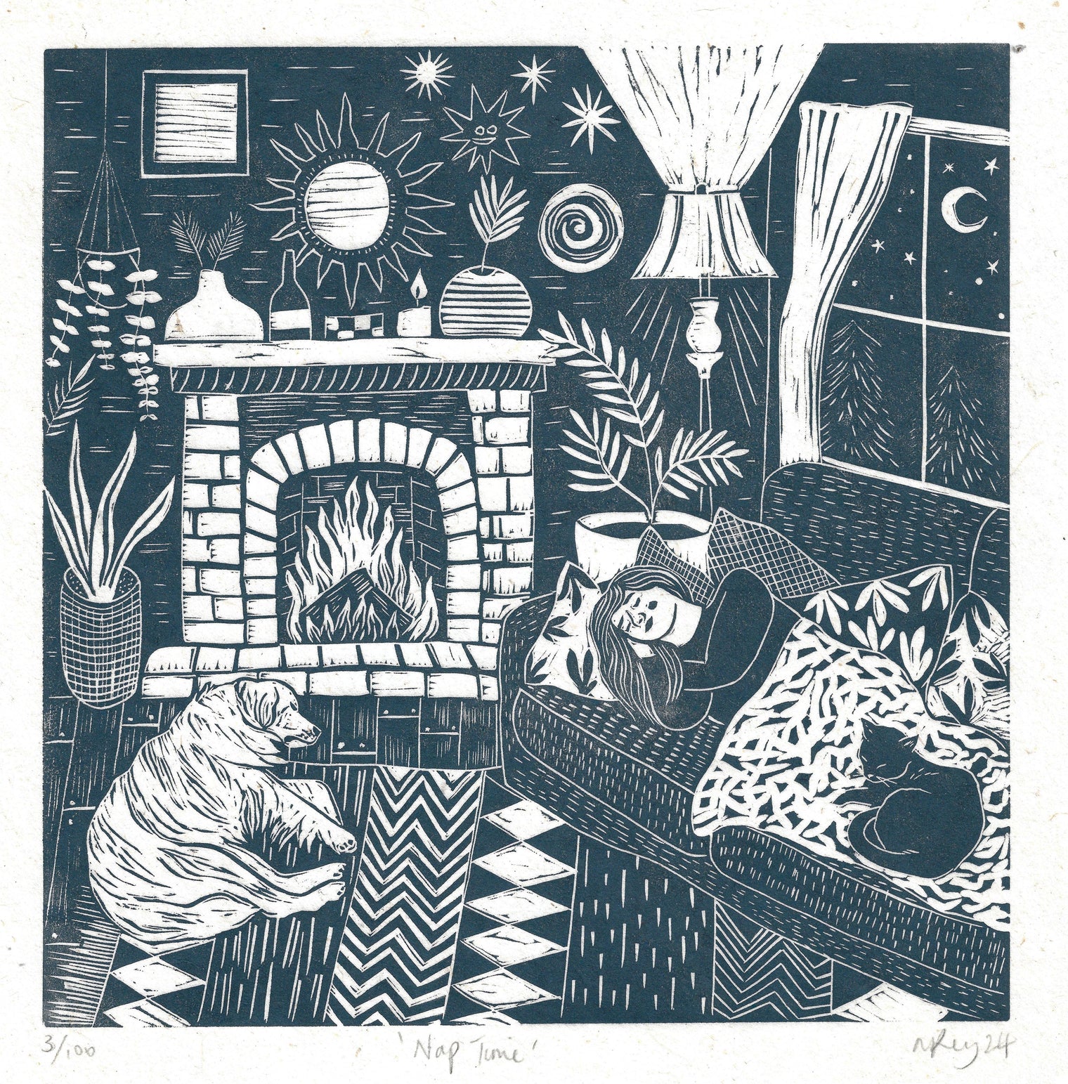 Prints by the Bay - Nap Time Card