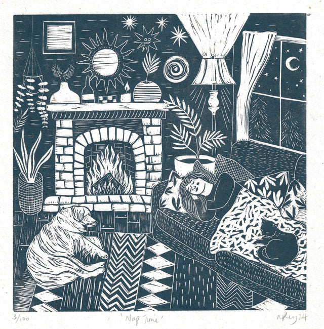 Prints by the Bay - Nap Time Card