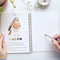 Birds Watercolour Workbook