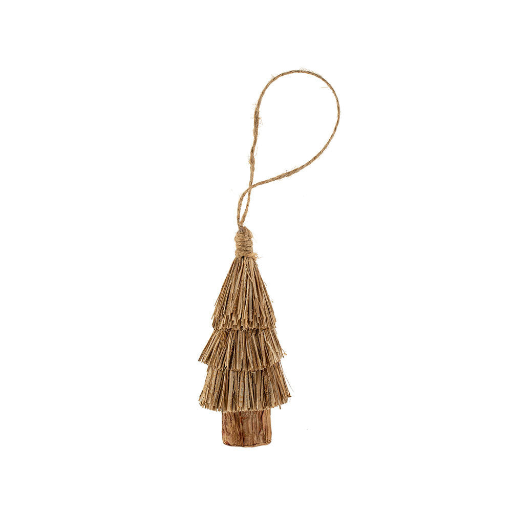 Straw Tree Ornament