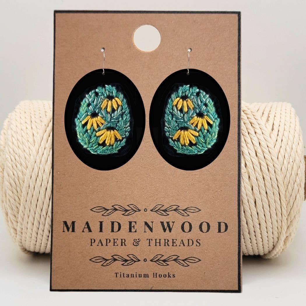 Black-Eyed Susan Earrings