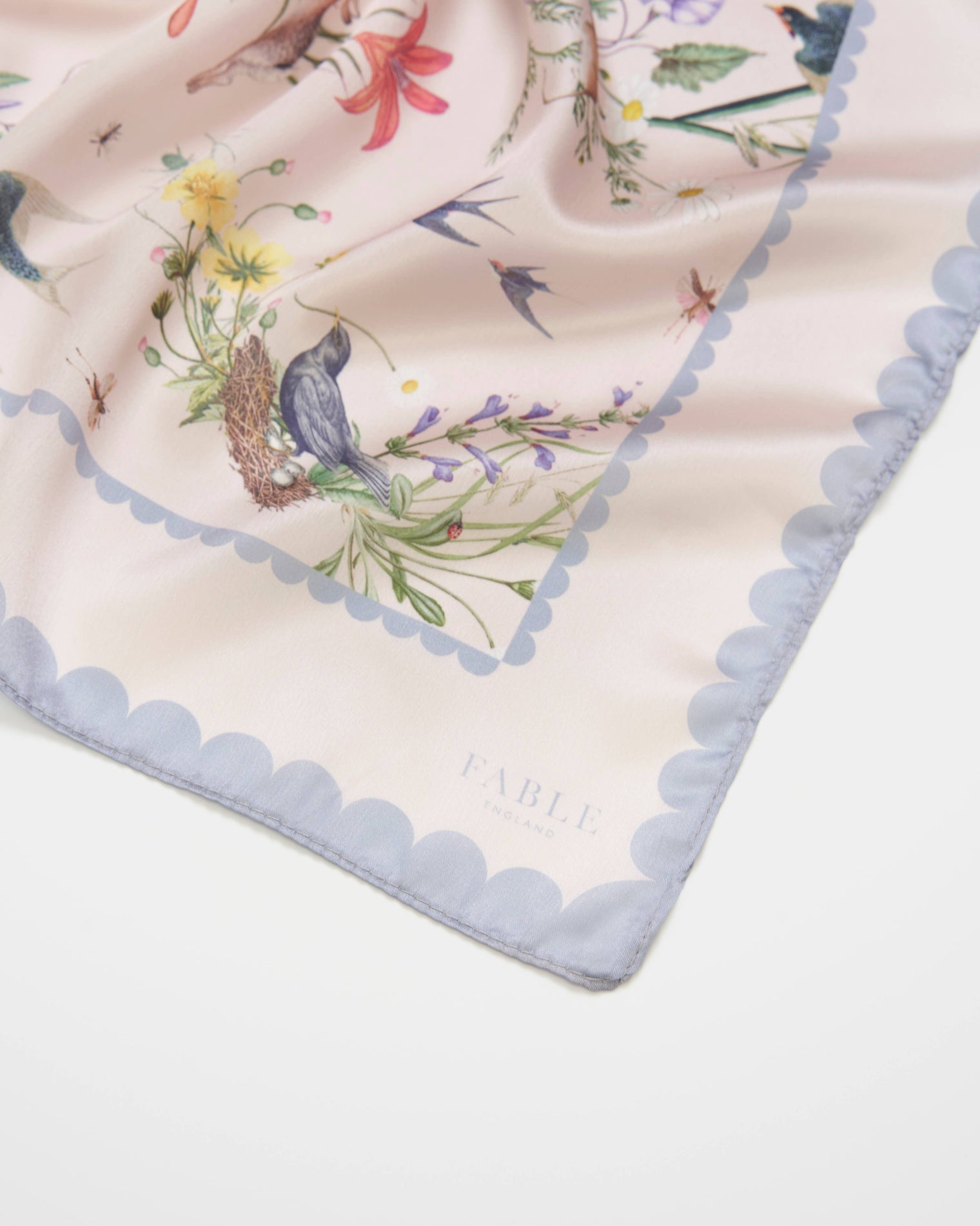 Fable England - High Tea Toile Square Scarf