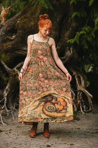 Market of Stars - Woodland Wisdom Bohéme Maxi Slip Dress