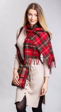 Patrick King Woollen Company - Dark Maple Lambswool Scarves