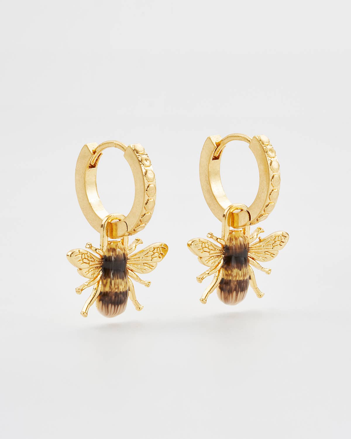Fable England UK - Bee Huggie Earrings