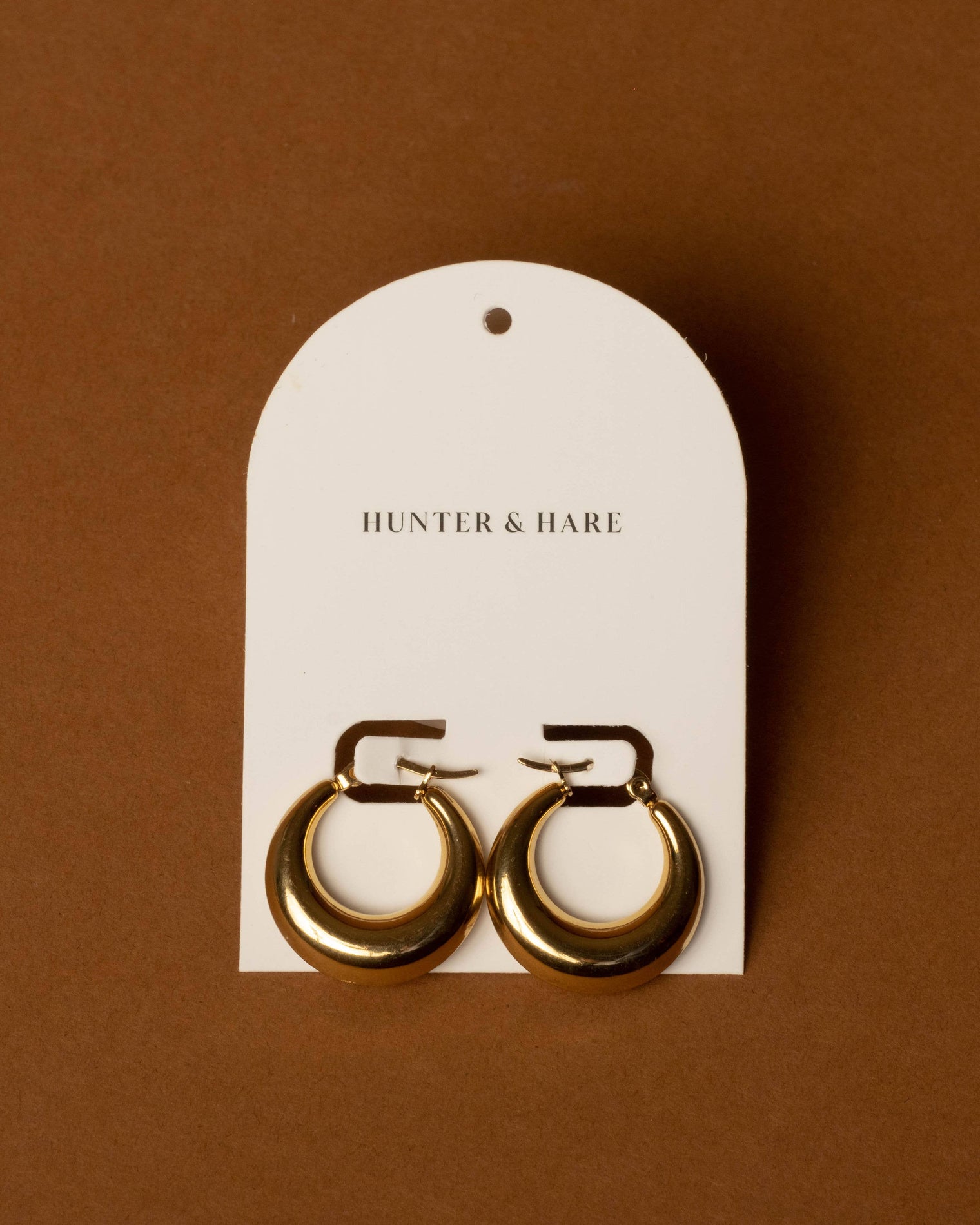 Hunter & Hare - Emilia Voluptuous Gold Hoops