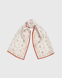 Fable England UK - Cream High Teacups Silky Scarf