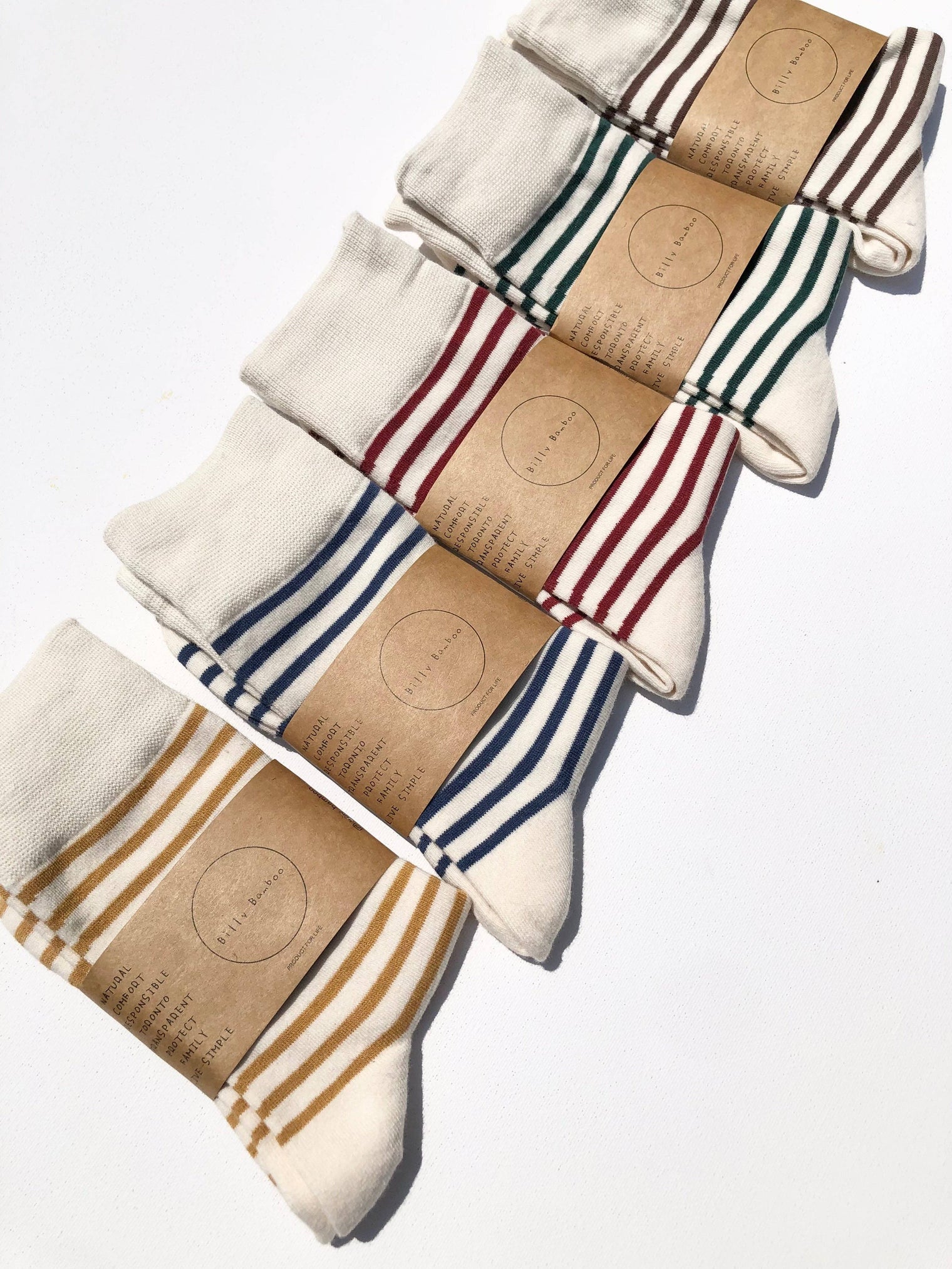 Billy Bamboo - COLOR STRIPE SOCKS