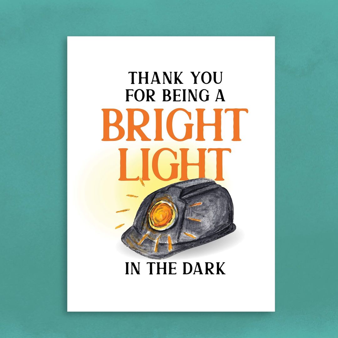 Bright Light in the Dark Card