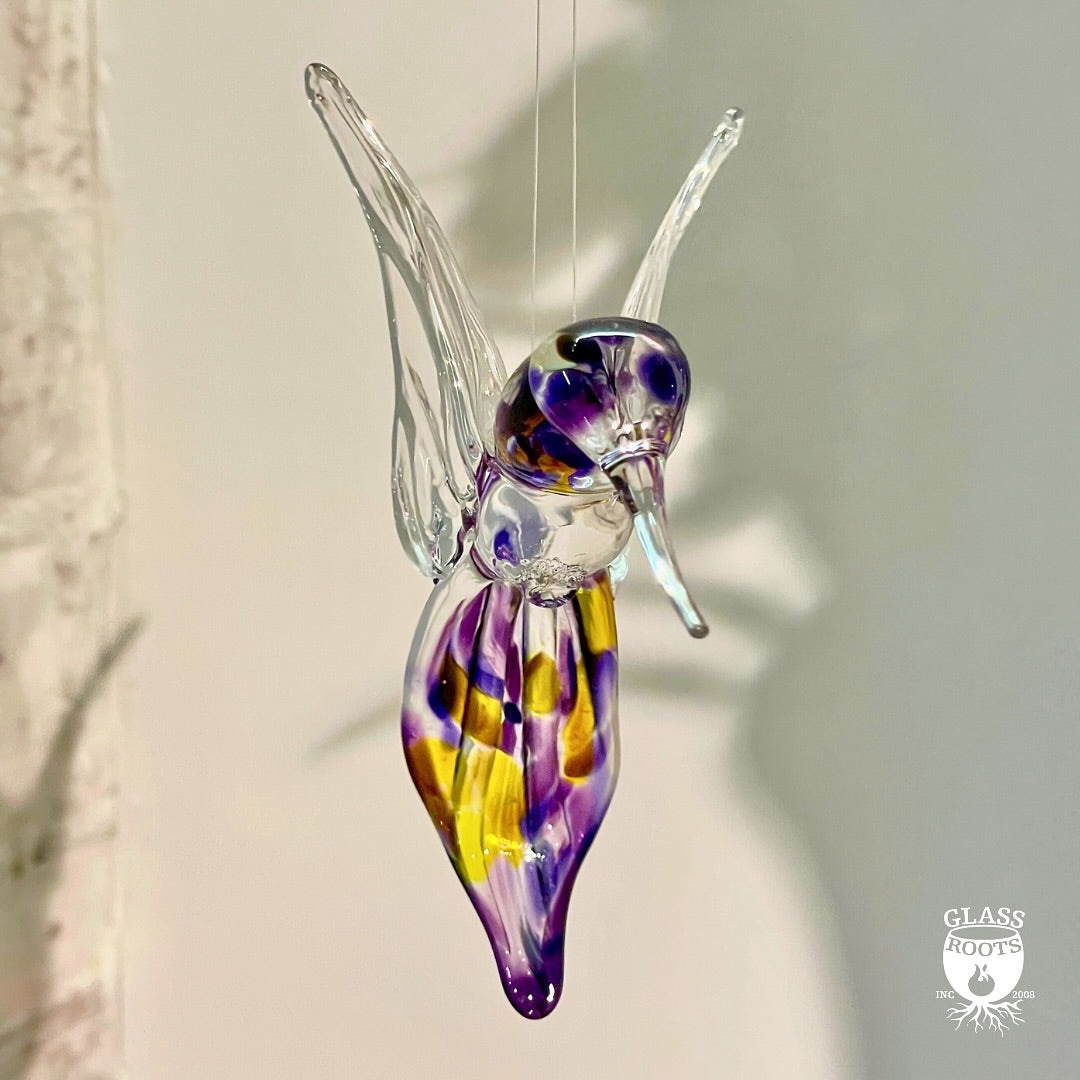 Crystal Hummingbird Suncatcher Ornament