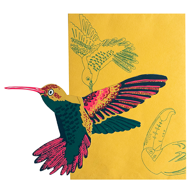 East End Press - Hummingbird Greeting Card