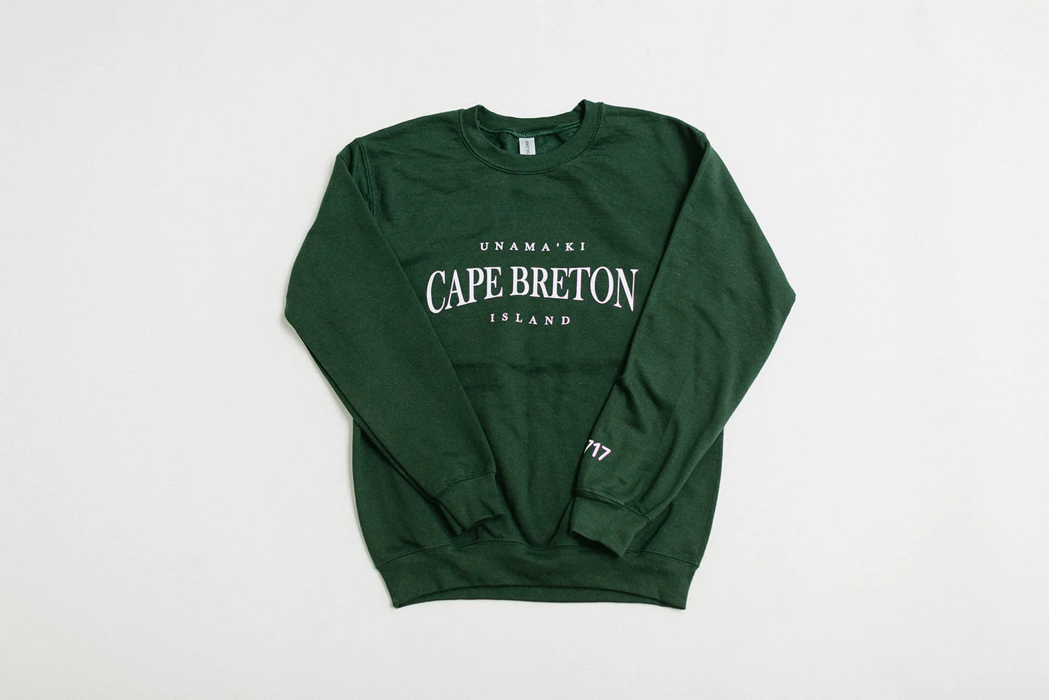 Green Cape Breton Island/ Unama'ki Sweatshirt - 717 the Label