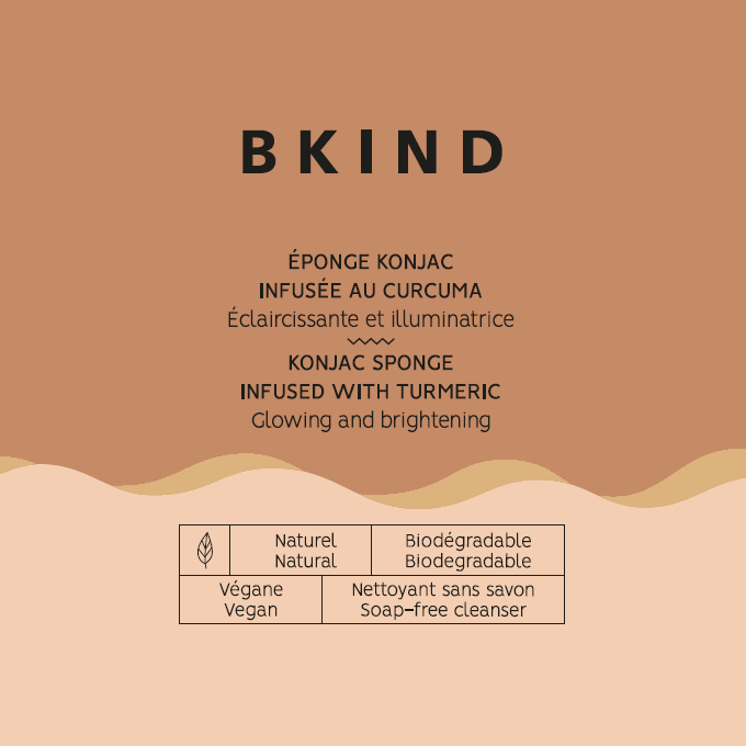 BKIND - Label for bulk products: Label Konjac - Lavender