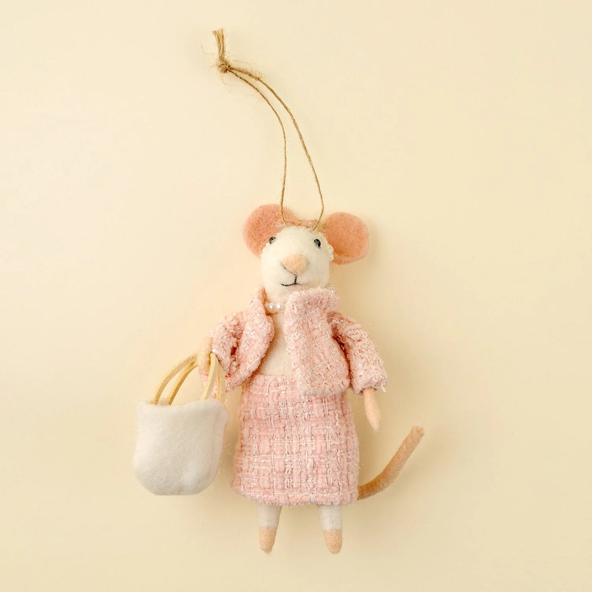 Holiday Felted Mouse Ornaments