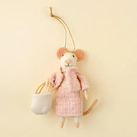 Holiday Felted Mouse Ornaments