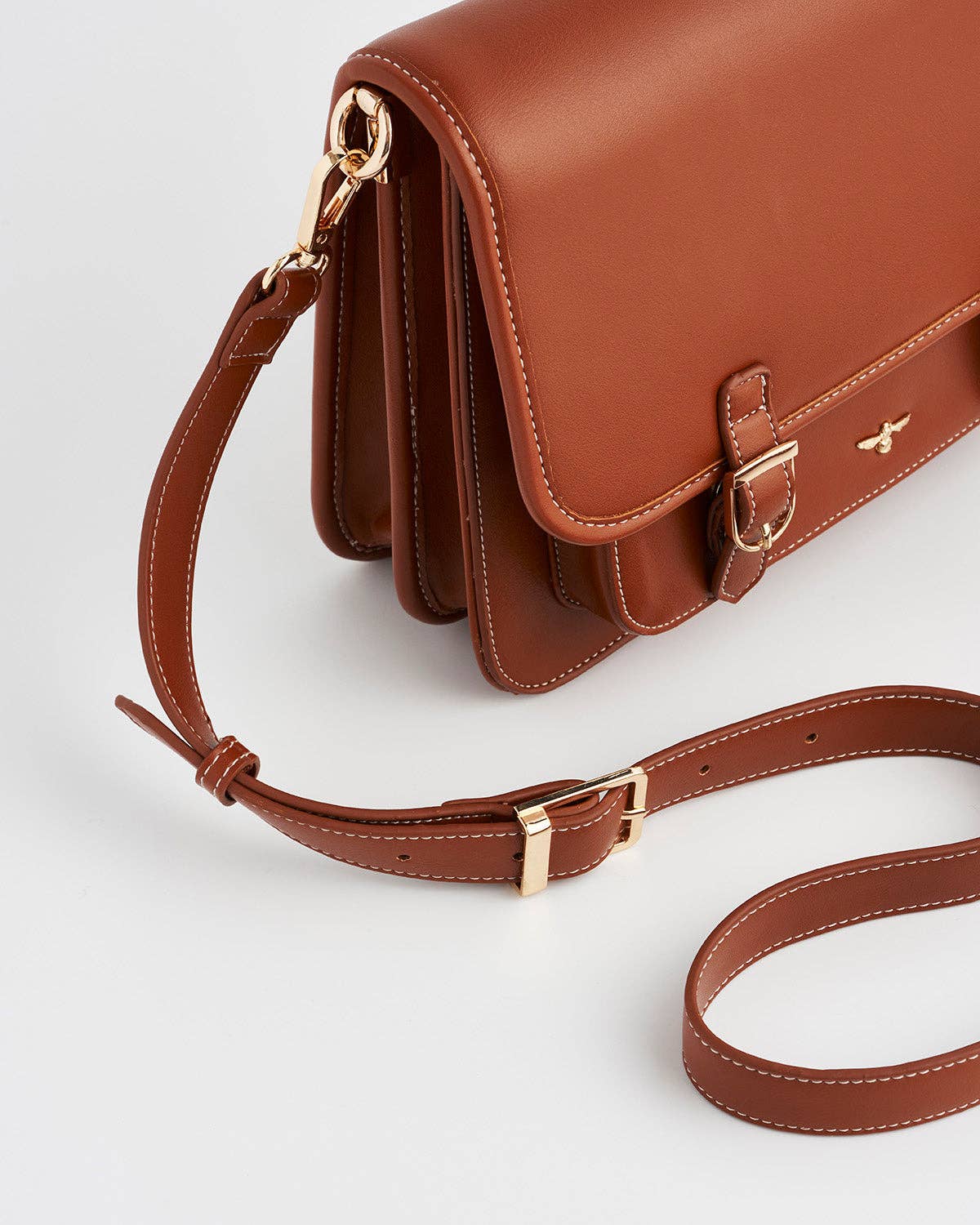 Fable England - Into the Woods Tan Classic Satchel