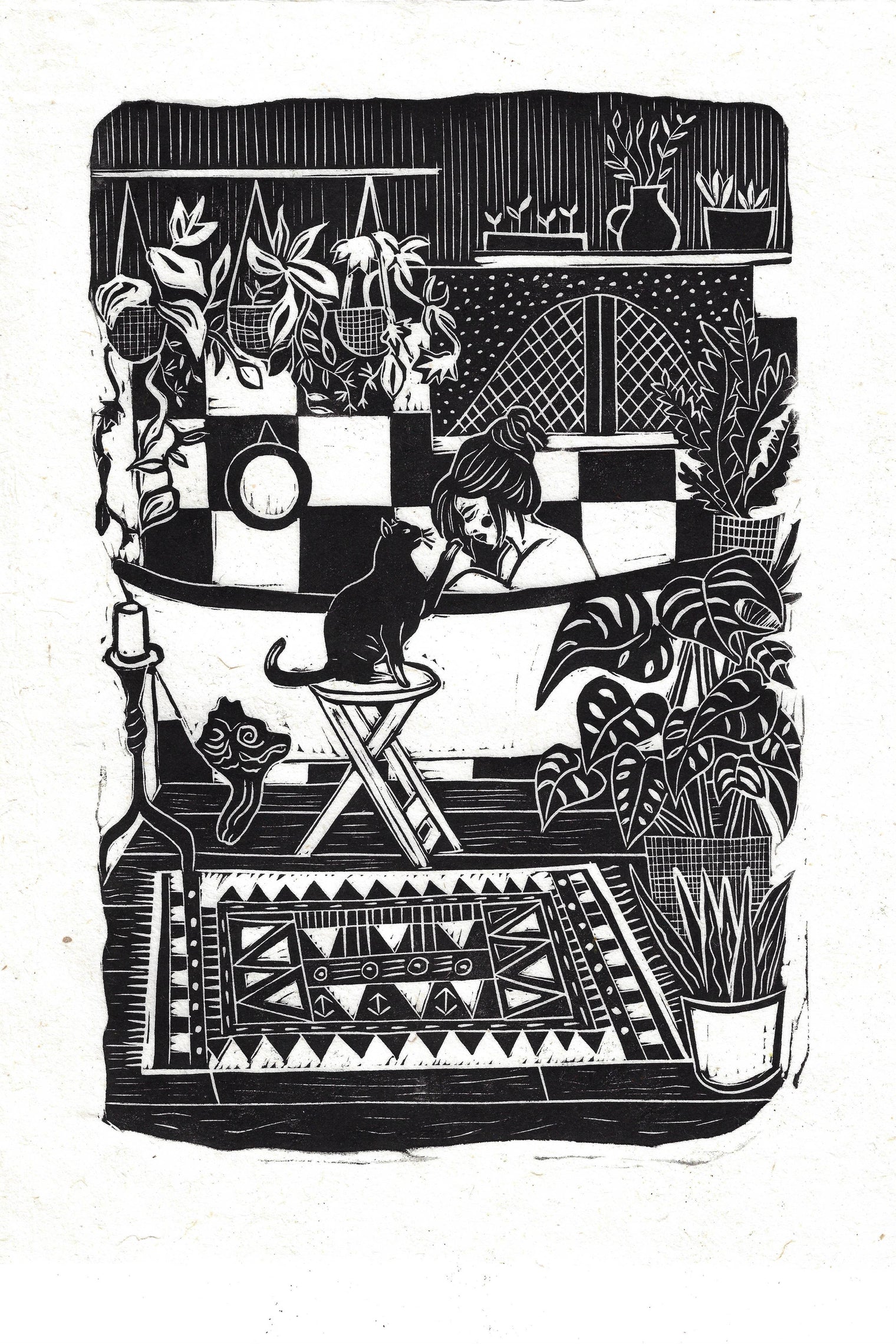 Prints by the Bay - Bathtime Card
