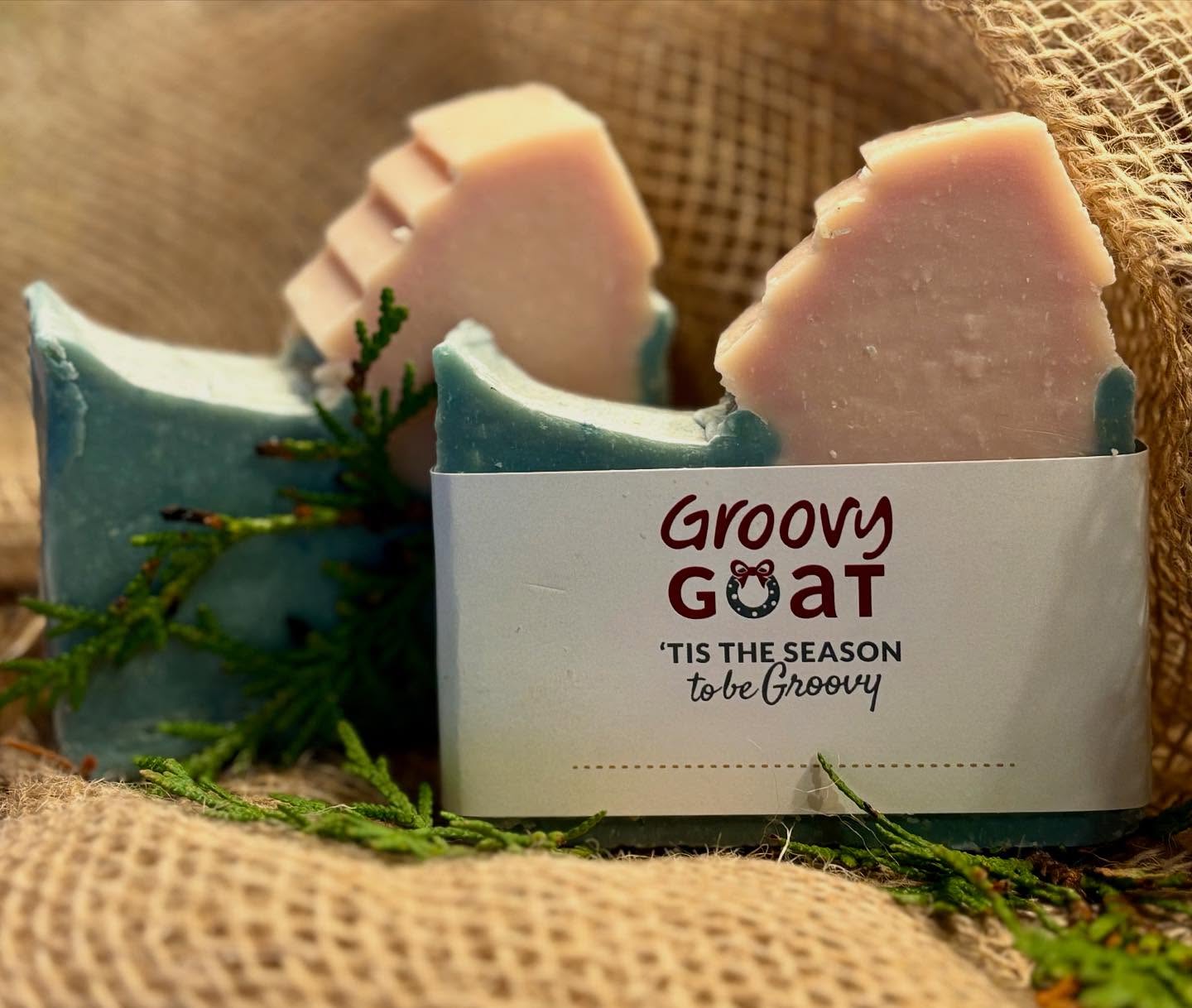 Groovy Goat Christmas Soaps