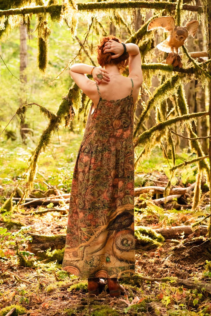 Market of Stars - Woodland Wisdom Bohéme Maxi Slip Dress