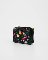 Fable England UK - Niva Print Small Purse in Green