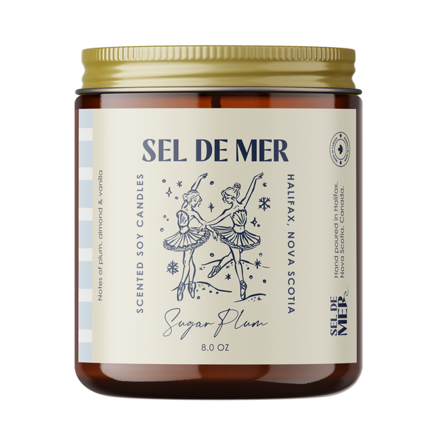 Sel de Mer Candle Company - Sugar Plum  | 8oz Soy Candle