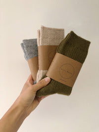 Billy Bamboo - Iceland Wool Socks - Neutrals