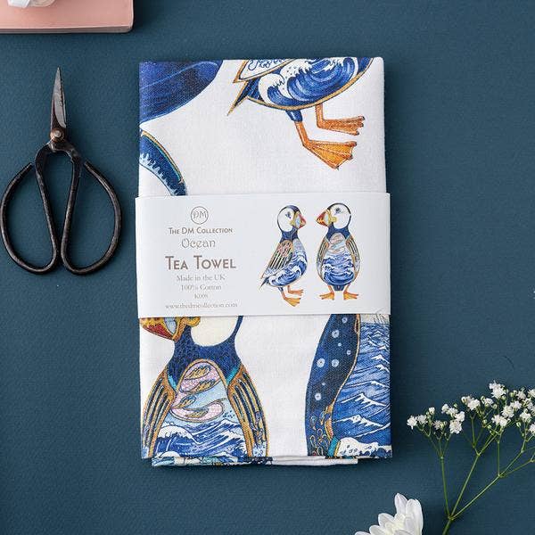 Puffin Tea Towel