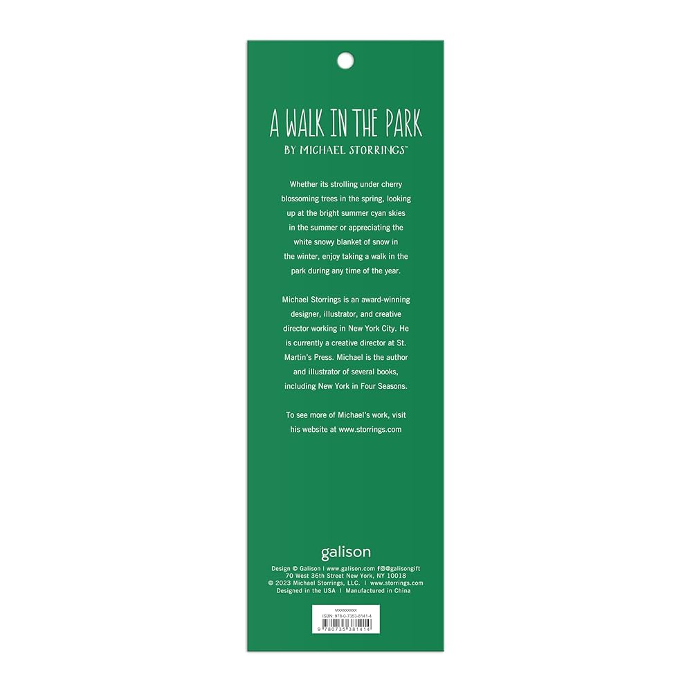 Michael Storrings A Walk In The Park Magnetic Bookmarks