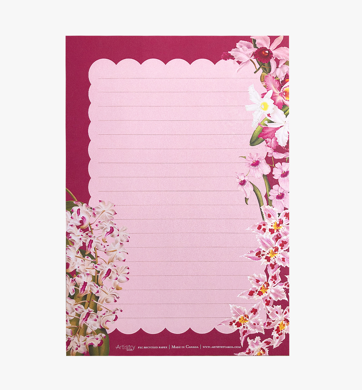 Artistry Cards - Vintage Orchids Letter Writing Set
