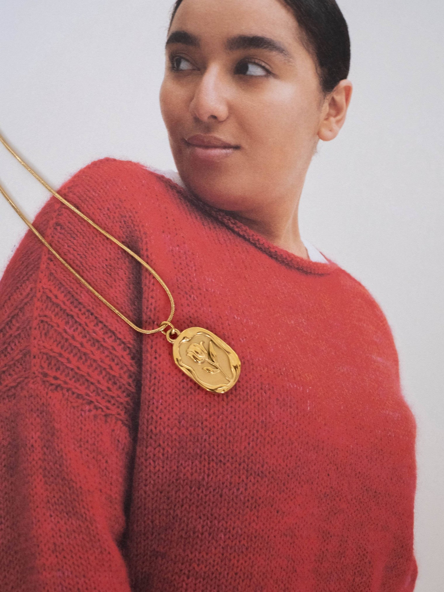 Hunter & Hare - Tulip Pendant Necklace
