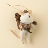 Holiday Felted Mouse Ornaments