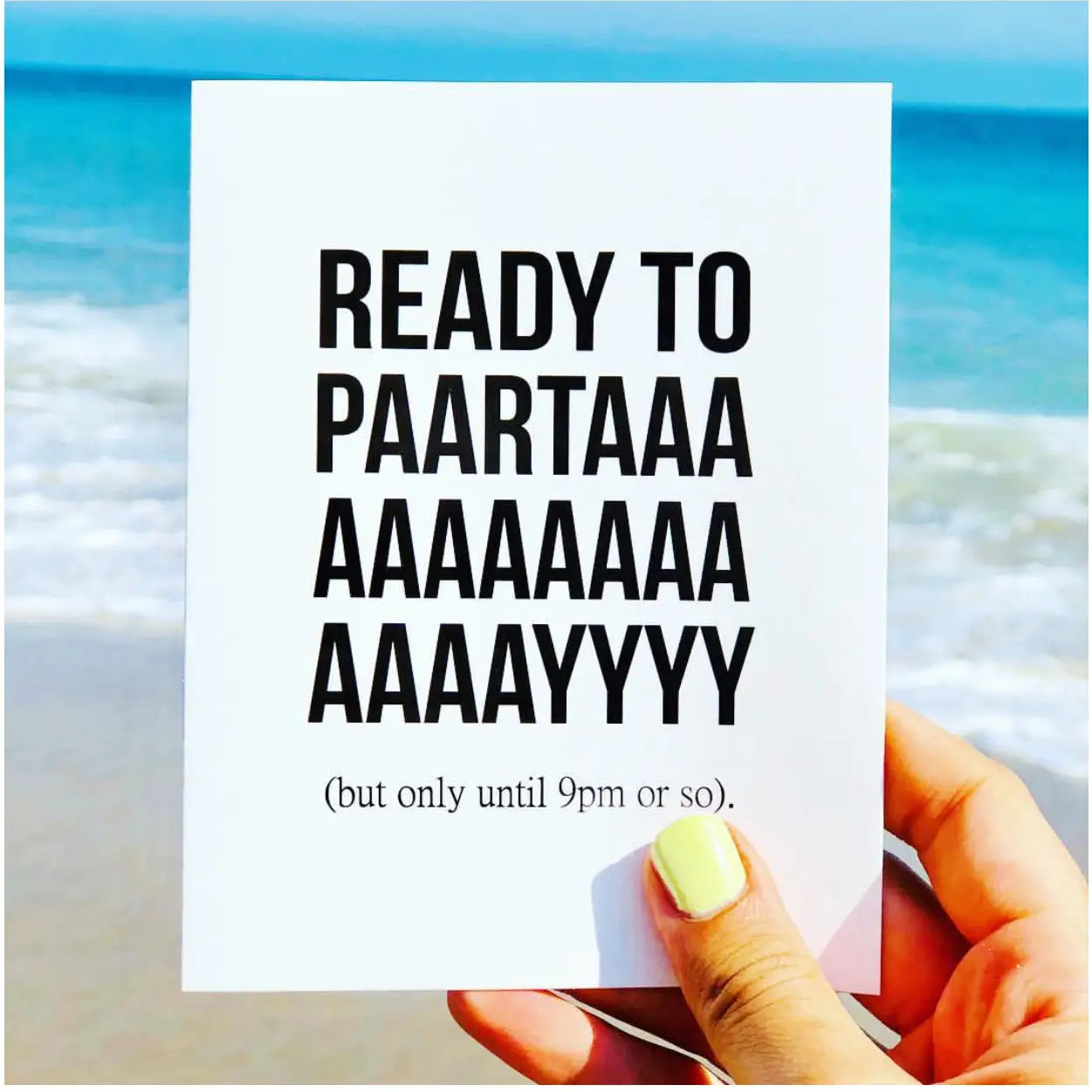 Ready To Party Card