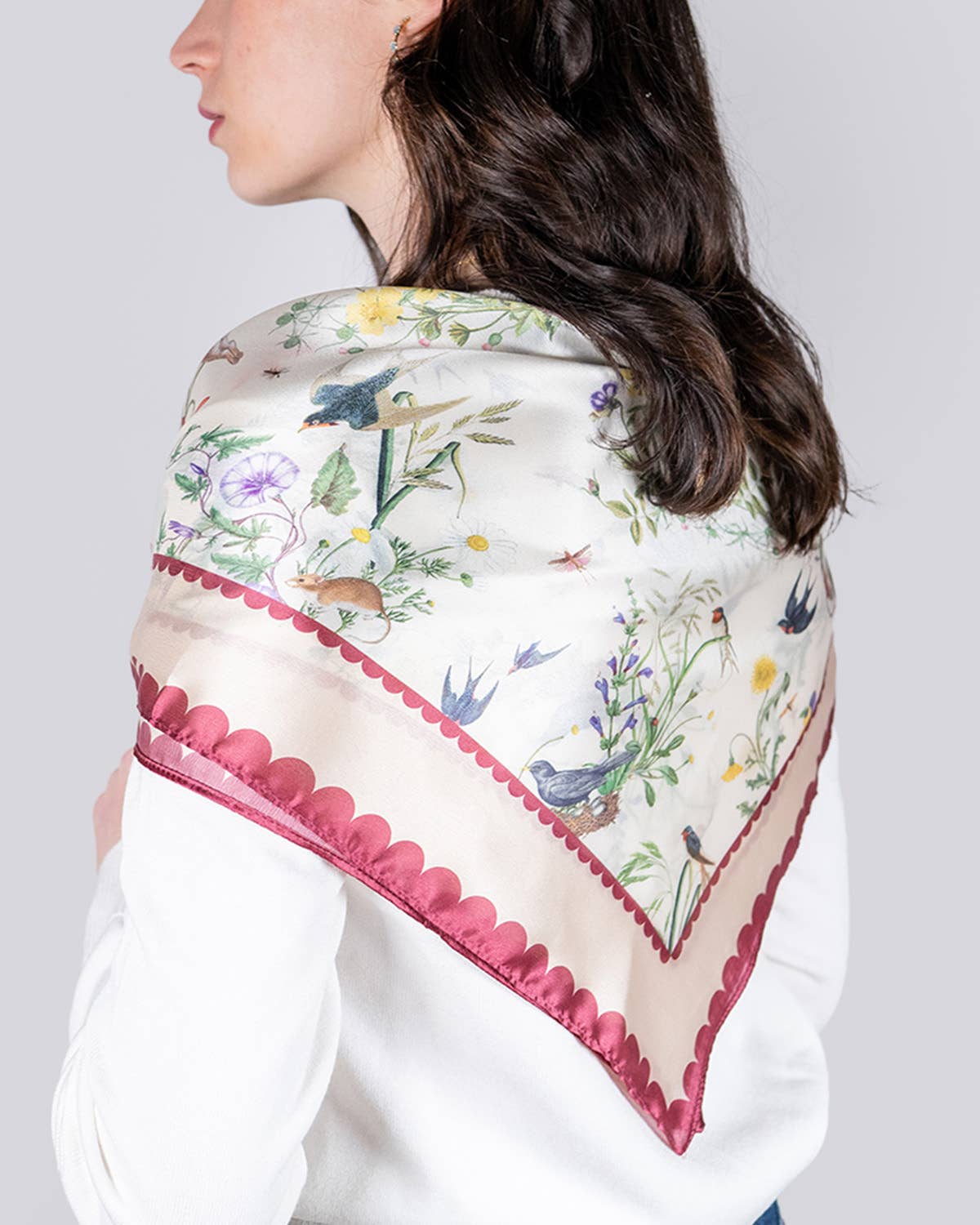 Fable England - Running Bunny Toile Square Scarf