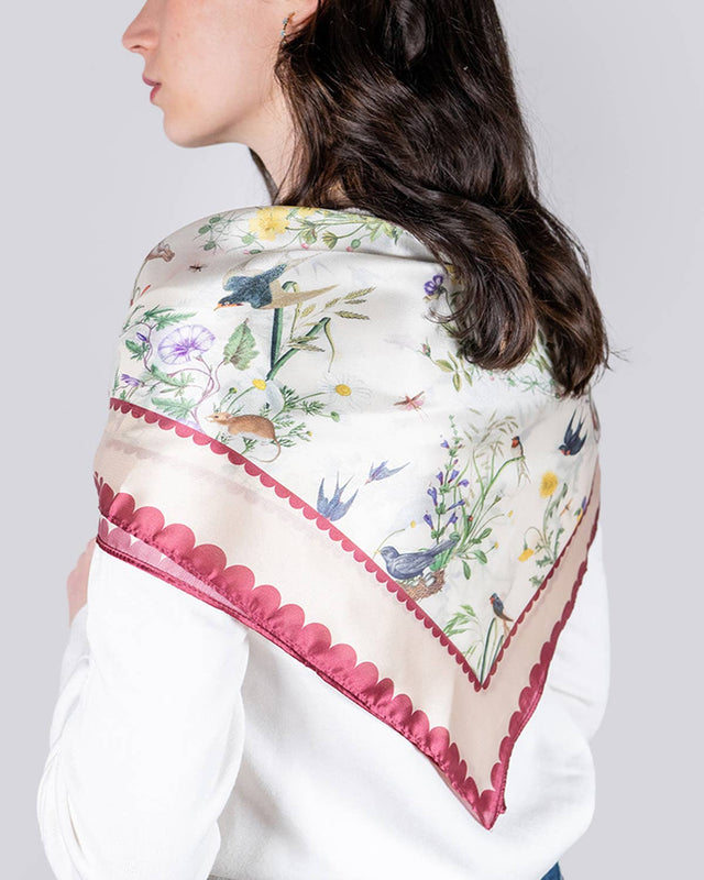 Fable England - Running Bunny Toile Square Scarf