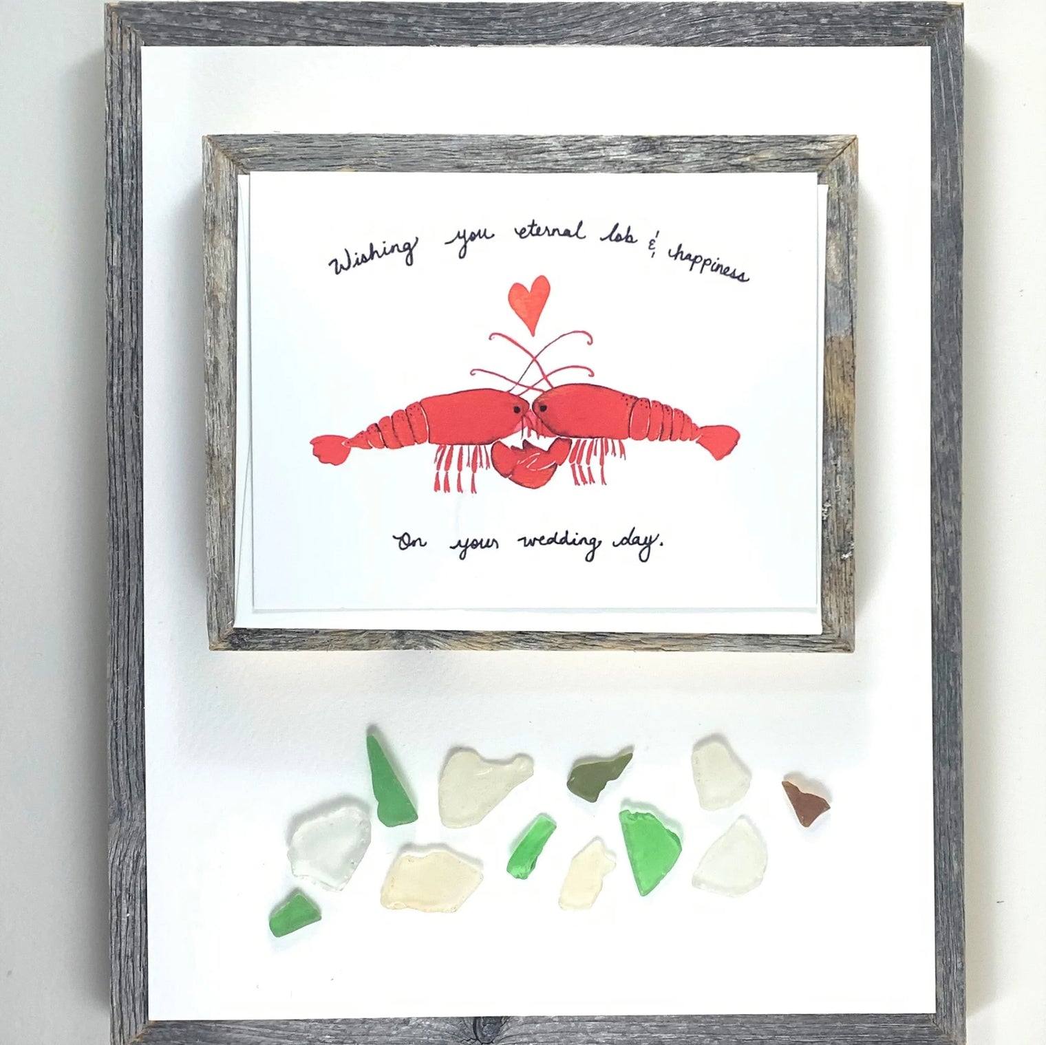 Lob and Happiness Wedding Card