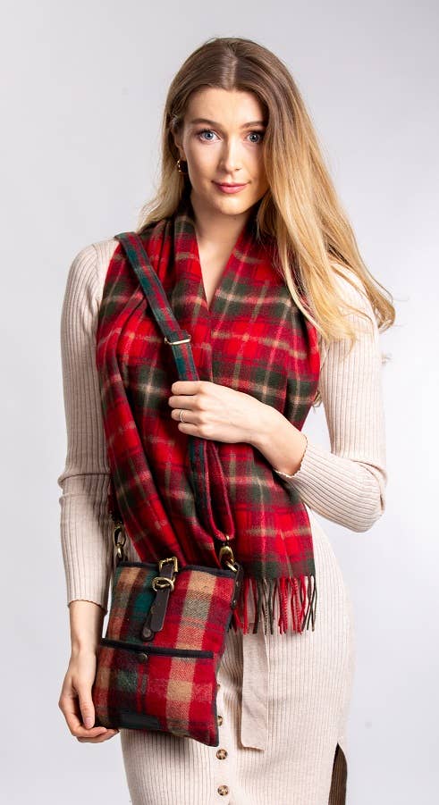 Patrick King Woollen Company - Dark Maple Lambswool Scarves