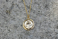 Rose Medallion Necklace