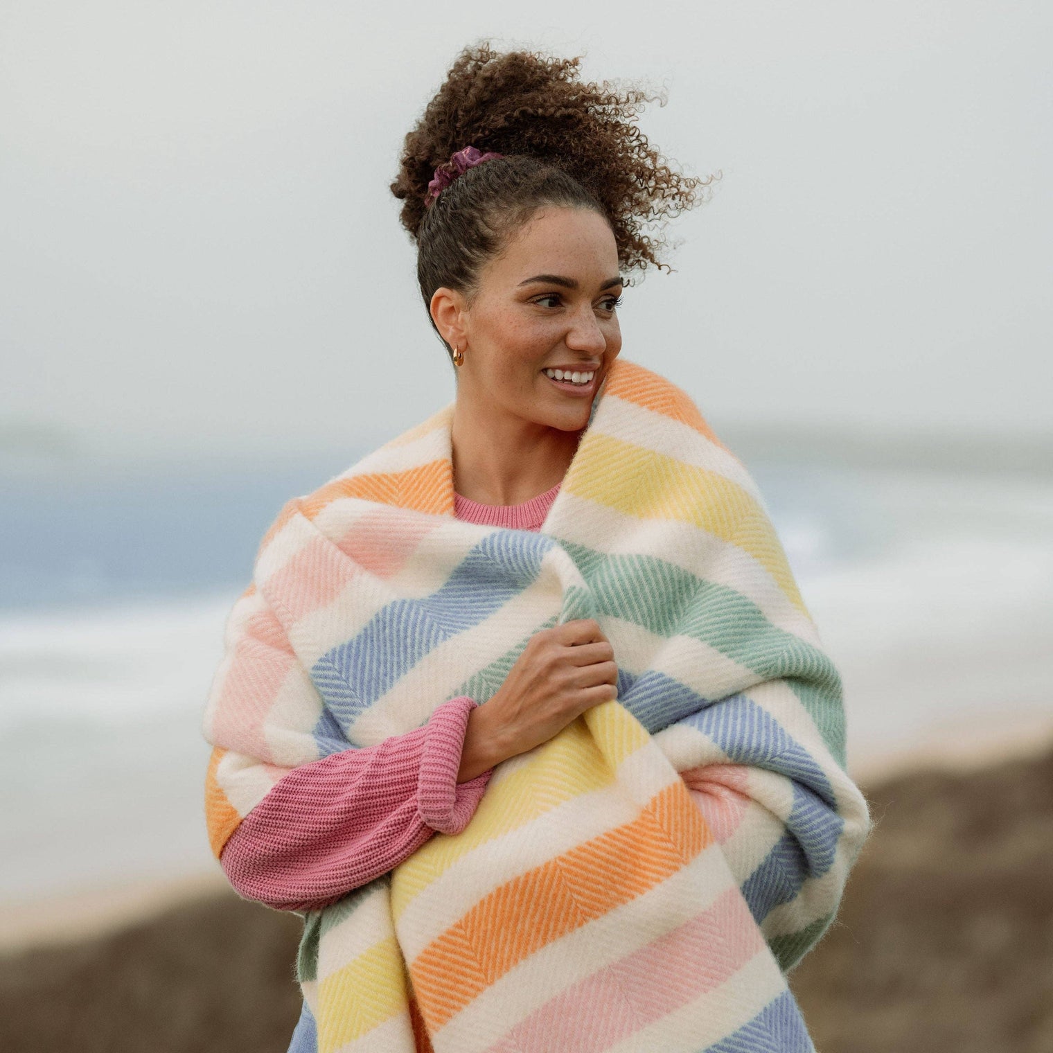 Atlantic Blankets - Candy Stripe Wool Blanket