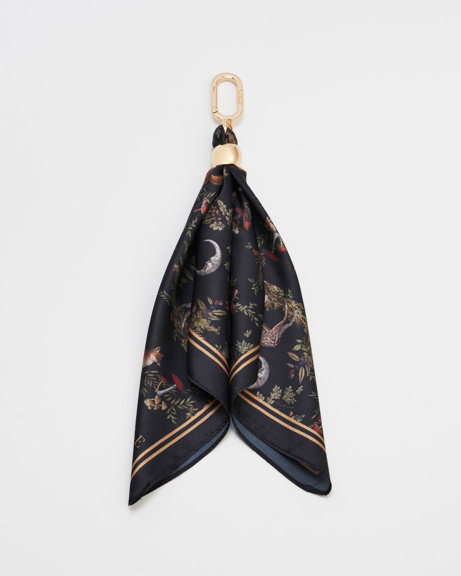 Fable England UK - Scarf Bag Charm in Black Into the Woods