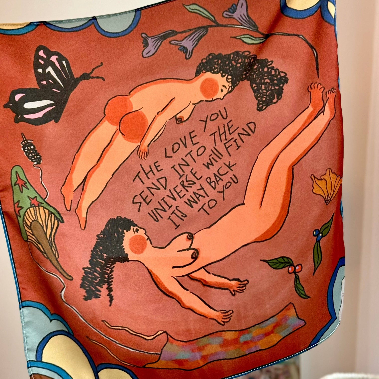 ohimgood - Scarf - The love you send into the universe will find its way back you.