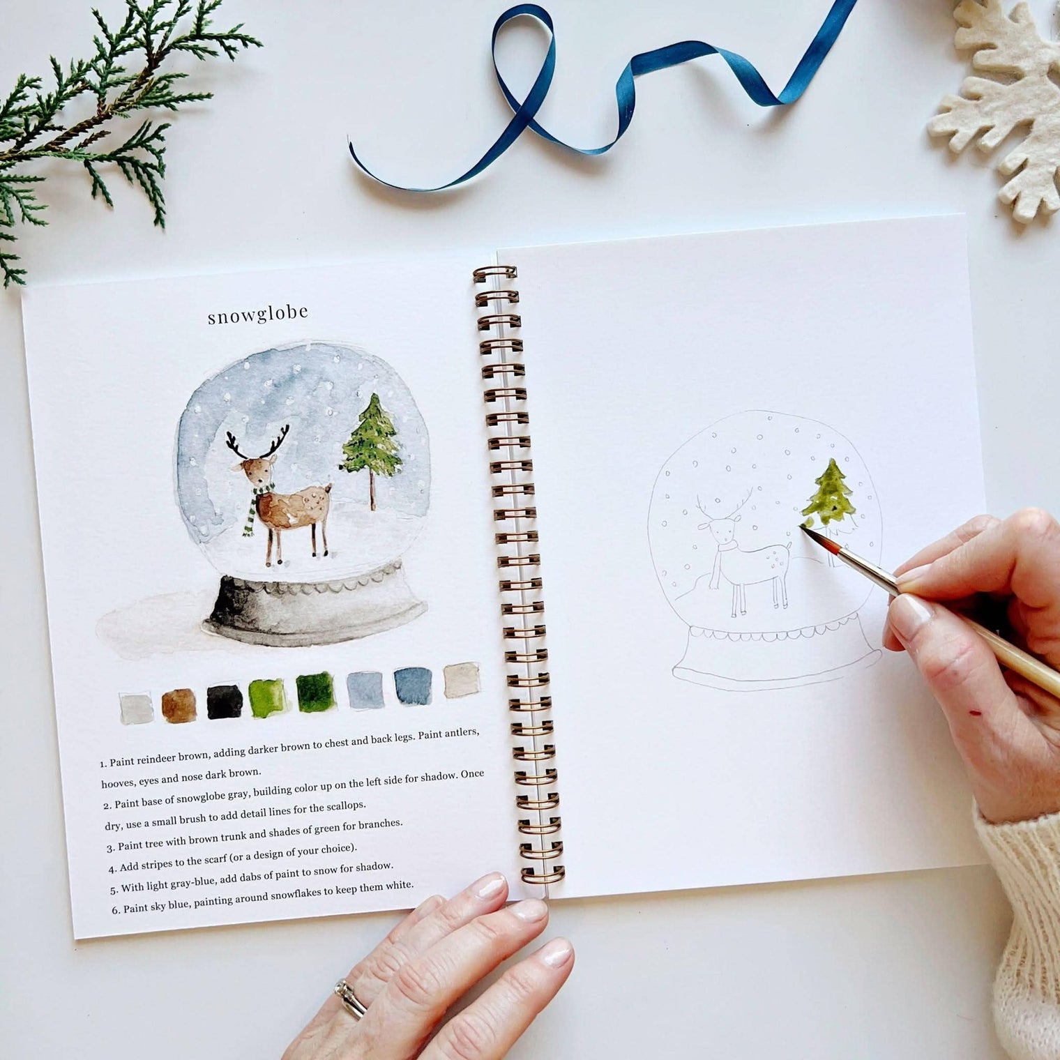 Emily Lex - Winter Watercolor Workbook