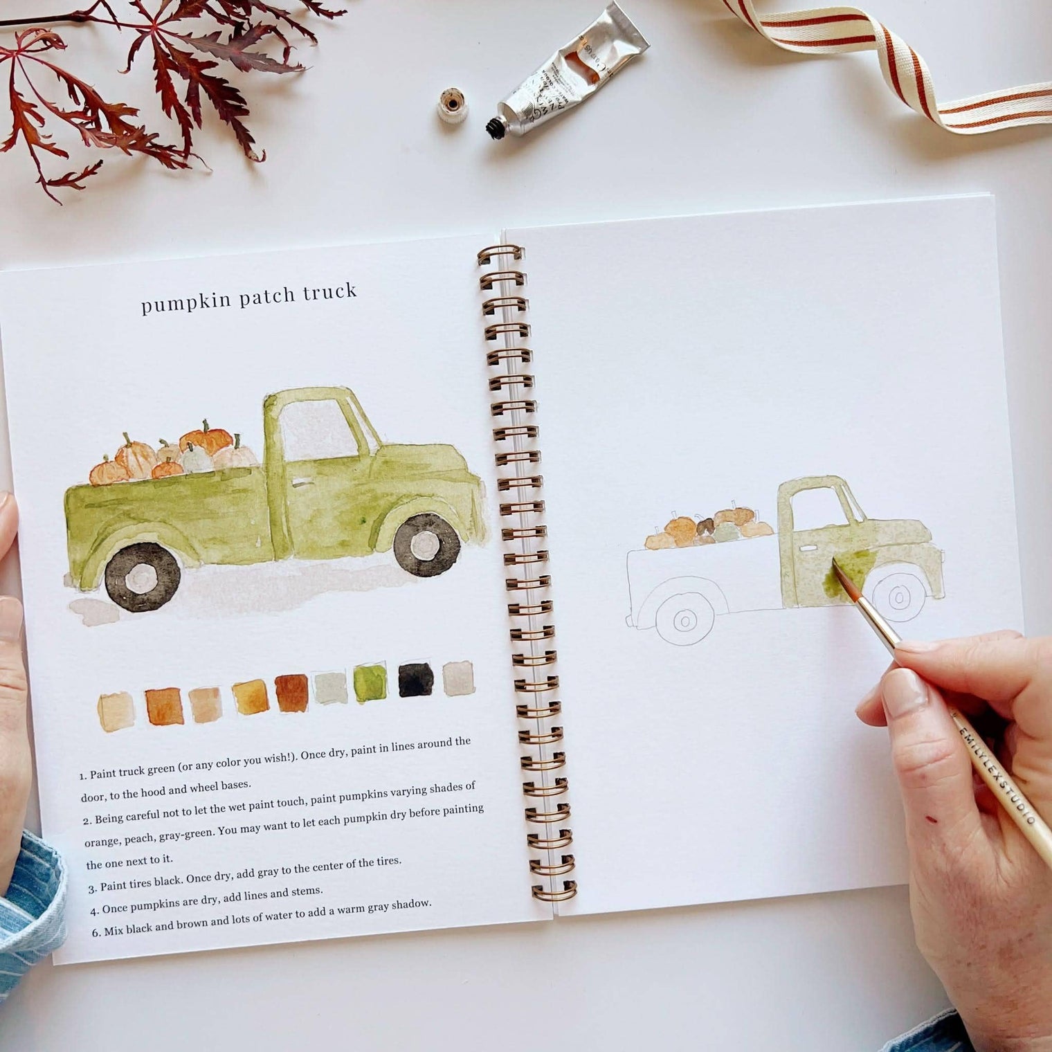 Emily Lex Studio - Autumn Watercolor Workbook