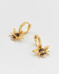 Fable England UK - Bee Huggie Earrings