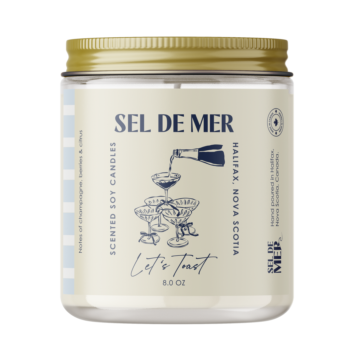 Sel de Mer Candle Company - Candle - Let's Toast