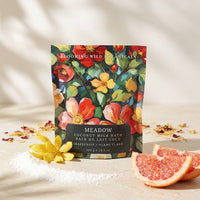 Blooming Wild Botanicals - Meadow Coconut Milk Bath Salt Sachet | Grapefruit + Ylang Yl