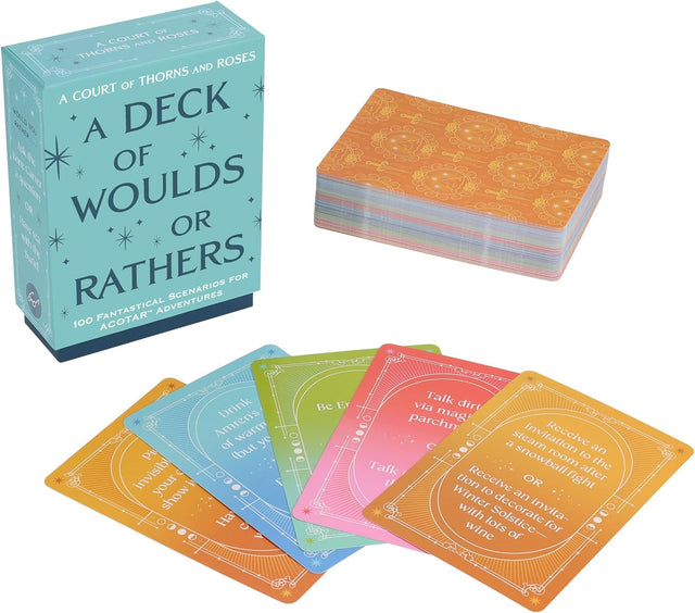 A Court of Thorns and Roses Official Deck: A Deck of Woulds or Rathers 100 Fantastical Scenarios for ACOTAR Adventures