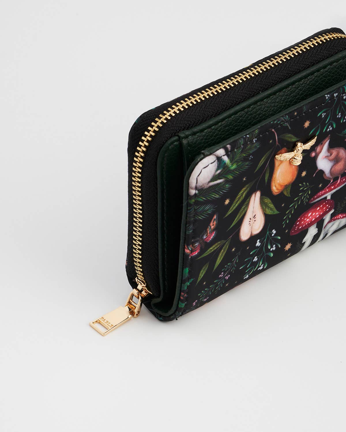 Fable England UK - Niva Print Small Purse in Green