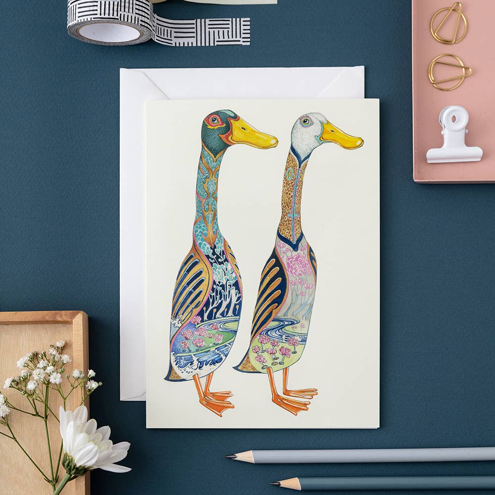 Runner Ducks Card