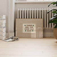 Lune Club - These Are The Good Old Days Check Print